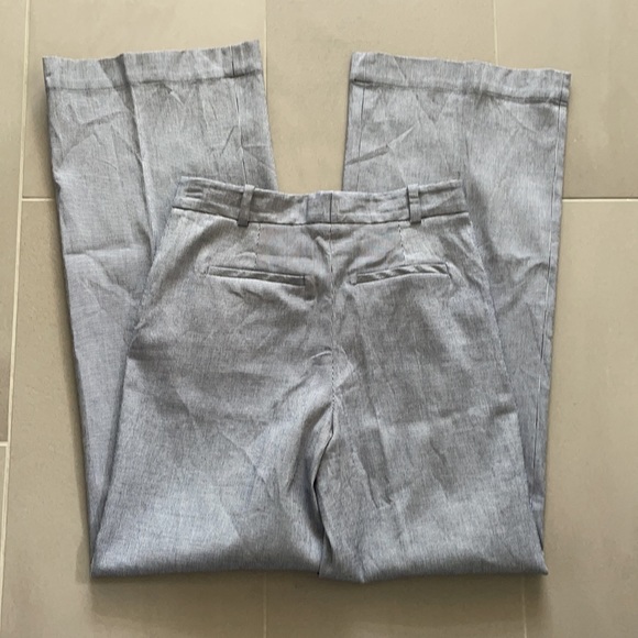 Lewit wide leg, high waist pin striped pants - Picture 12 of 13